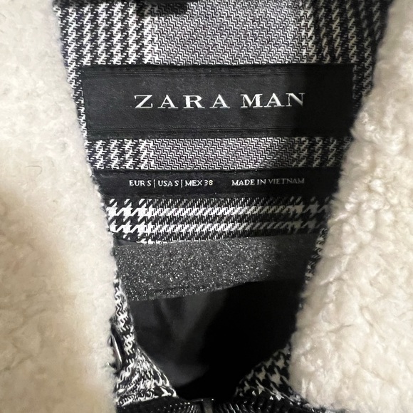 Mens Zara checked vest size S - Picture 2 of 2